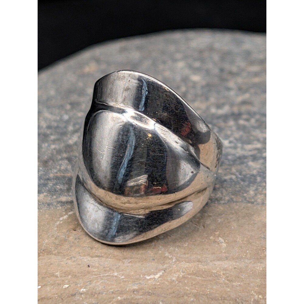 Vintage Mexico Sterling Silver Ring Size 6 Stamped 925 12g